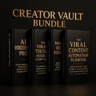The Creator Vault Bundle — The Complete Faceless Creator System for 2026