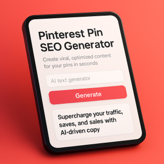 Pinterest Pin SEO Generator